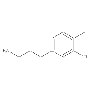 3-(6-Chloro-5-methylpyridin-2-YL)propan-1-amine结构式