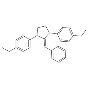 N-[1,3-Bis(4-ethylphenyl)-2-imidazolidinylidene]benzenamine Structure