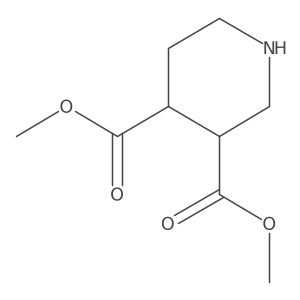 Dimethyl piperidine-3,4-dicarboxylate Structure