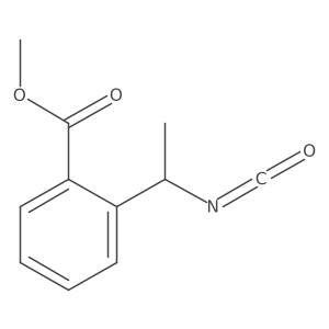 Methyl 2-(1-isocyanatoethyl)benzoate结构式