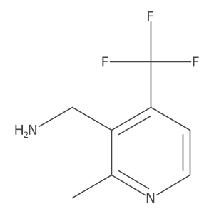 3-Pyridinemethanamine, 2-methyl-4-(trifluoromethyl)-结构式