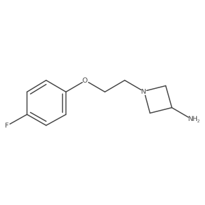 1-[2-(4-Fluorophenoxy)ethyl]azetidin-3-amine Structure