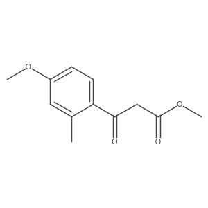 Methyl 3-(4-methoxy-2-methylphenyl)-3-oxopropanoate Structure