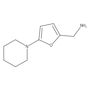 (5-(Piperidin-1-yl)furan-2-yl)methanamine Structure