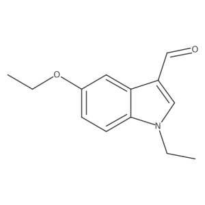 5-ethoxy-1-ethyl-1H-indole-3-carbaldehyde Structure