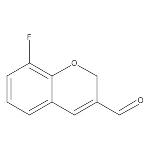 8-Fluoro-2H-chromene-3-carbaldehyde Structure