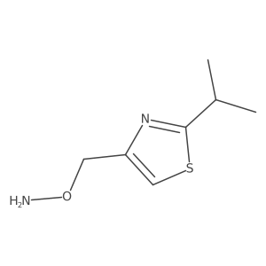 o-((2-Isopropylthiazol-4-yl)methyl)hydroxylamine Structure