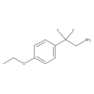 2-(4-Ethoxyphenyl)-2,2-difluoroethan-1-amine结构式