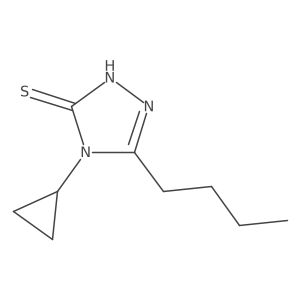 5-butyl-4-cyclopropyl-4H-1,2,4-triazole-3-thiol Structure