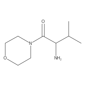 (2R)-2-amino-3-methyl-1-(morpholin-4-yl)butan-1-one Structure
