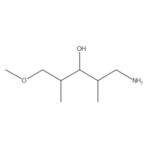 1-Amino-5-methoxy-2,4-dimethylpentan-3-ol结构式
