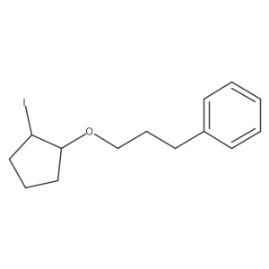 {3-[(2-Iodocyclopentyl)oxy]propyl}benzene结构式