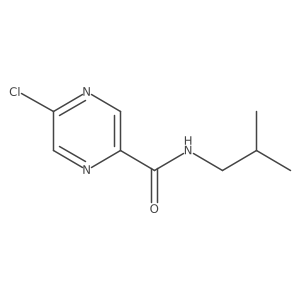5-Chloro-N-(2-methylpropyl)-2-pyrazinecarboxamide Structure