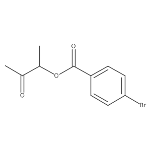 1-Methyl-2-oxopropyl 4-bromobenzoate Structure