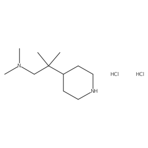 Dimethyl[2-methyl-2-(piperidin-4-yl)propyl]amine dihydrochloride结构式