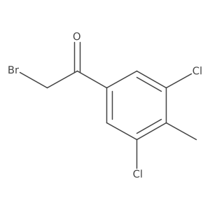3',5'-Dichloro-4'-methylphenacyl bromide结构式