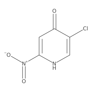 5-Chloro-2-nitropyridin-4-ol结构式