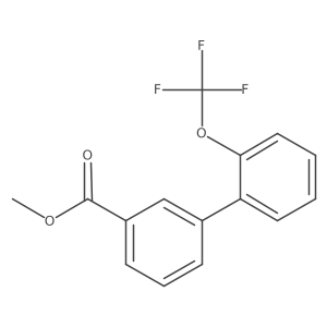 Methyl 3-[2-(trifluoromethoxy)phenyl]benzoate Structure
