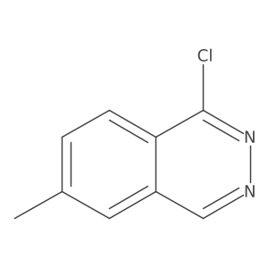 Phthalazine, 1-chloro-6-methyl- Structure