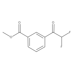 Methyl 3-(2,2-difluoroacetyl)benzoate Structure