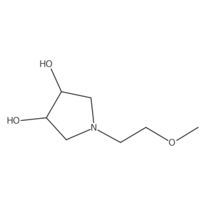 (3R,4S)-1-(2-methoxyethyl)pyrrolidine-3,4-diol Structure