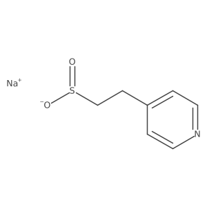Sodium 2-(pyridin-4-yl)ethane-1-sulfinate结构式