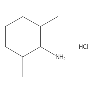2,6-Dimethylcyclohexan-1-amine hydrochloride结构式