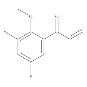 1-(3,5-Difluoro-2-methoxyphenyl)prop-2-en-1-one结构式