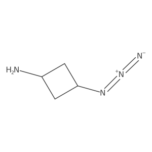 (1r,3r)-3-Azidocyclobutan-1-amine结构式