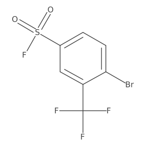 4-Bromo-3-(trifluoromethyl)benzene-1-sulfonyl fluoride Structure