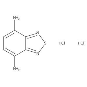 Benzo[c][1,2,5]thiadiazole-4,7-diamine dihydrochloride Structure