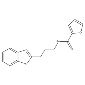 N-(3-(benzofuran-2-yl)propyl)furan-2-carboxamide Structure