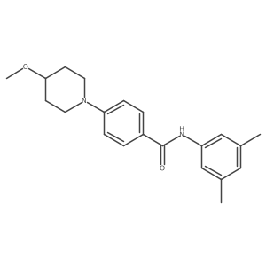 N-(3,5-dimethylphenyl)-4-(4-methoxypiperidin-1-yl)benzamide Structure