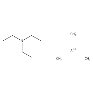 Trimethyl(triethylamine)aluminium Structure