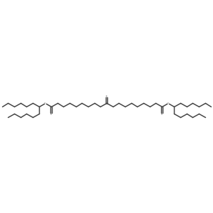 Di(tridecan-7-yl) 10-oxononadecanedioate Structure