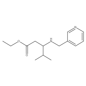 Ethyl 4-methyl-3-{[(pyridin-3-yl)methyl]amino}pentanoate Structure
