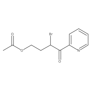 4-(Acetyloxy)-2-bromo-1-(2-pyridinyl)-1-butanone Structure