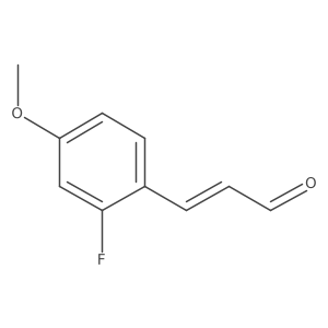 3-(2-Fluoro-4-methoxyphenyl)prop-2-enal Structure
