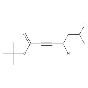 Tert-butyl 4-amino-6,6-difluorohex-2-ynoate Structure