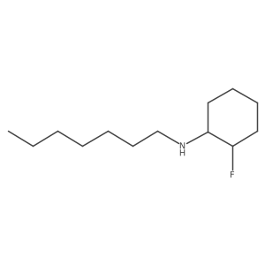 (1R,2R)-2-fluoro-N-heptylcyclohexan-1-amine Structure
