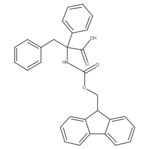 2-({[(9H-fluoren-9-yl)methoxy]carbonyl}amino)-2,3-diphenylpropanoic acid Structure