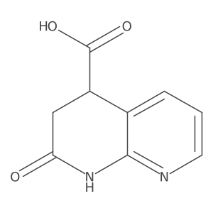 2-Oxo-1,2,3,4-tetrahydro-1,8-naphthyridine-4-carboxylic acid结构式