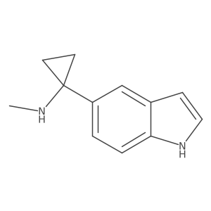 1-(1H-indol-5-yl)-N-methylcyclopropan-1-amine Structure