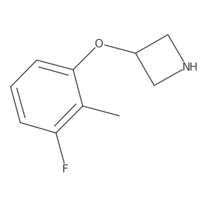 3-(3-Fluoro-2-methylphenoxy)azetidine Structure
