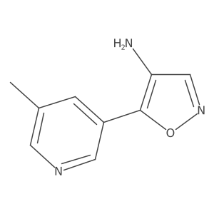 5-(5-Methylpyridin-3-yl)-1,2-oxazol-4-amine Structure