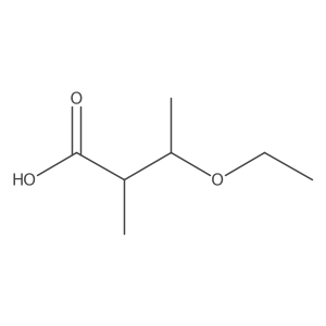 3-Ethoxy-2-methylbutanoic acid结构式