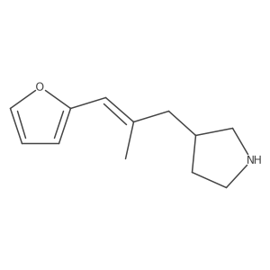 3-[3-(Furan-2-yl)-2-methylprop-2-en-1-yl]pyrrolidine Structure