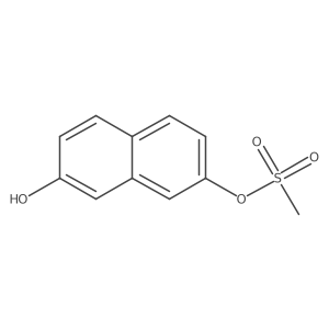 2,7-Naphthalenediol, 2-methanesulfonate Structure
