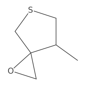 7-Methyl-1-oxa-5-thiaspiro[2.4]heptane结构式