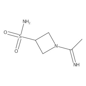 1-(1-Iminoethyl)azetidine-3-sulfonamide结构式